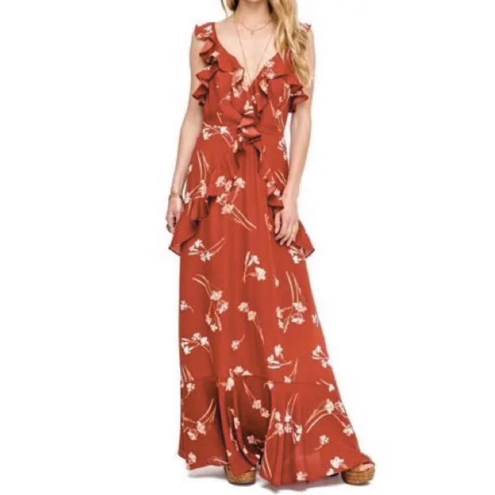 Astr the Label Floral Maxi Dress